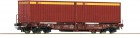 76753 Roco Standard pocket car with tcontainers